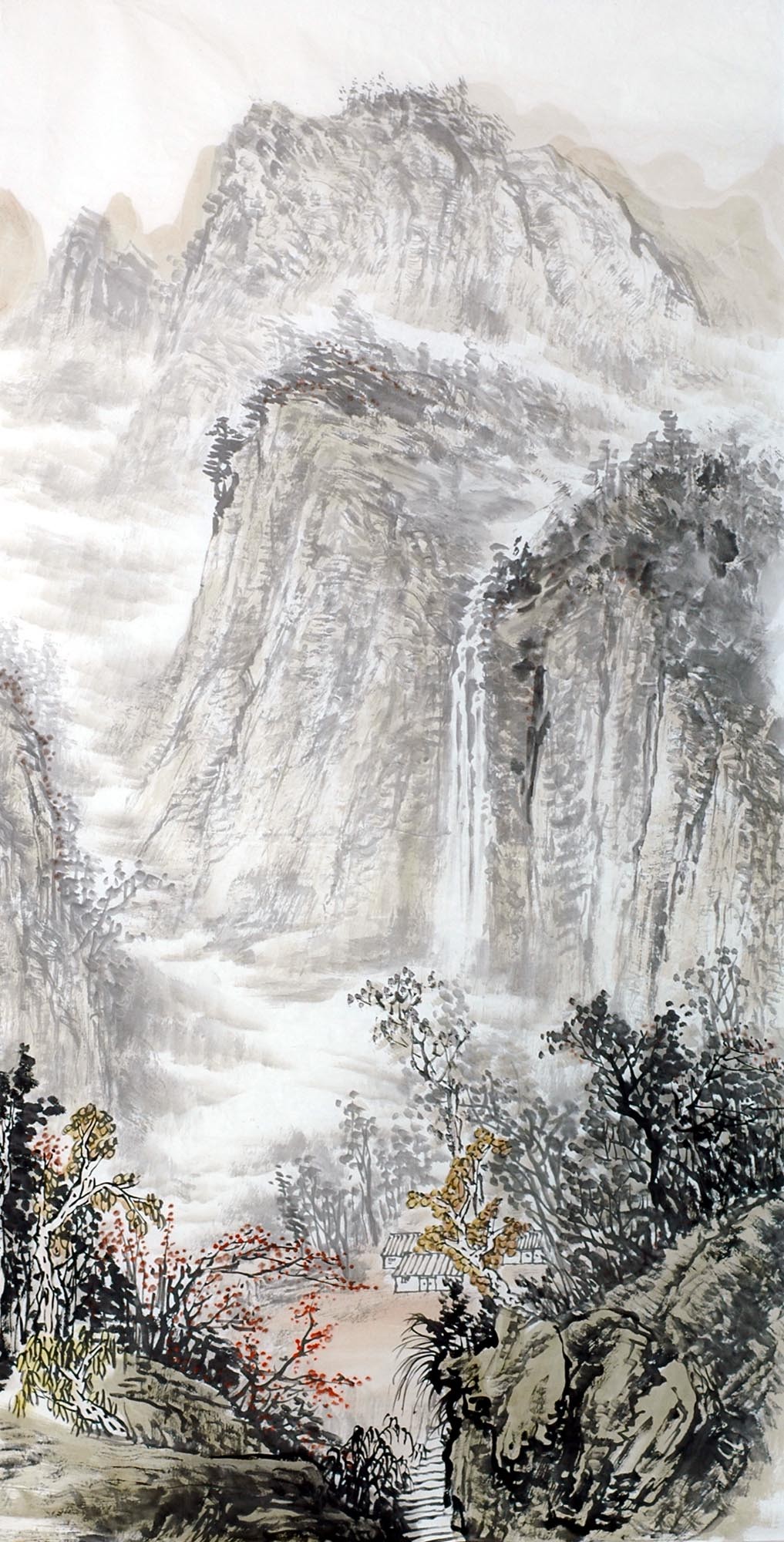 Chinese Landscape Painting - CNAG013361