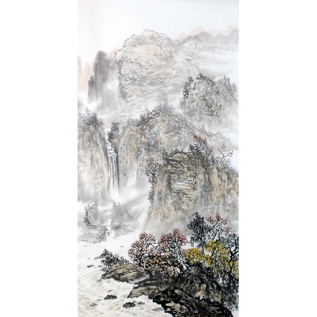 Chinese Landscape Painting - CNAG013362