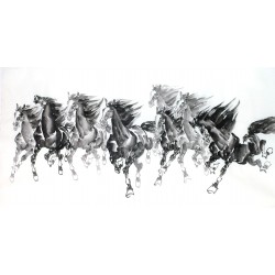 Chinese Horse Painting - CNAG013382