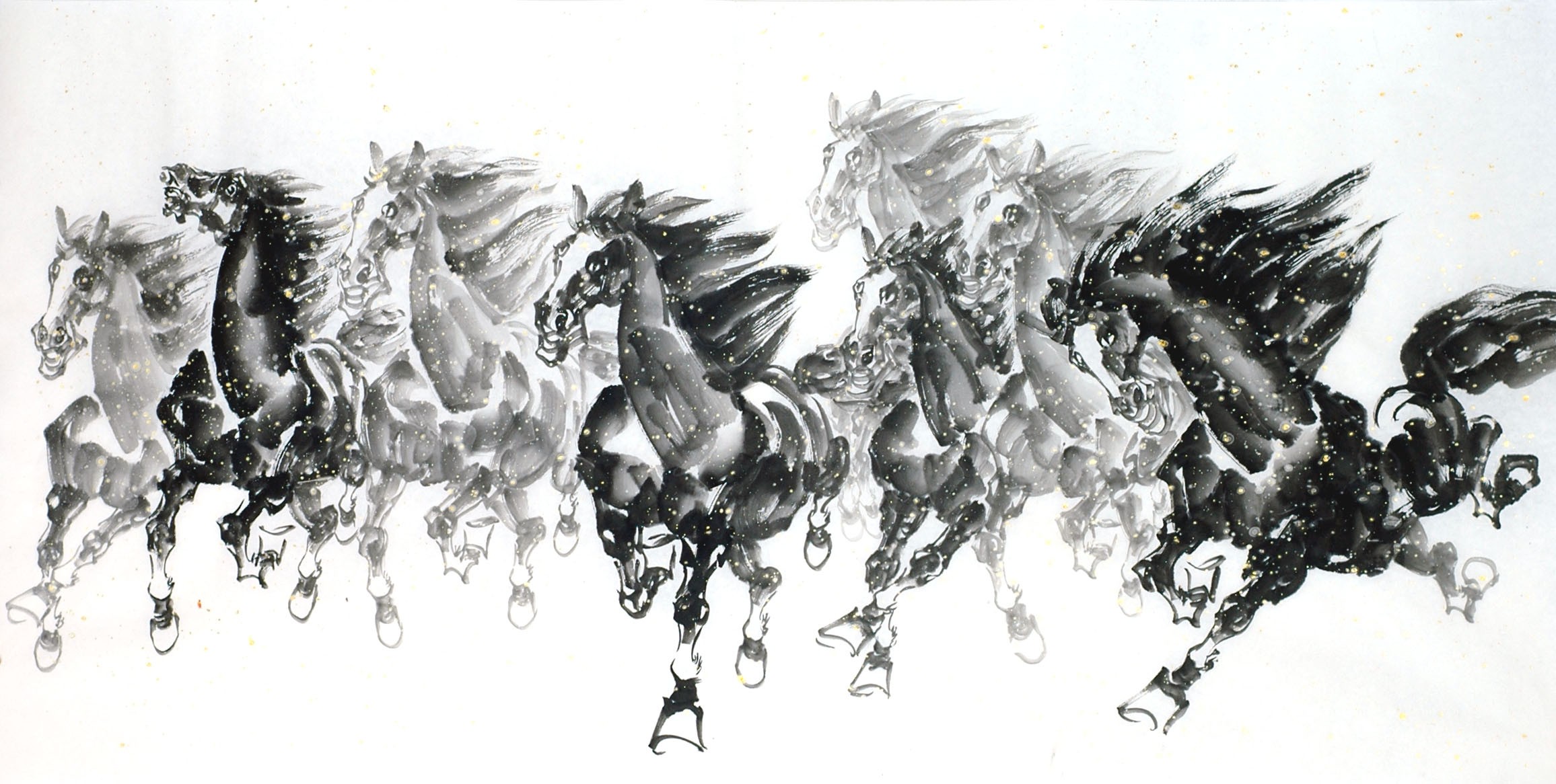 Chinese Horse Painting - CNAG013383