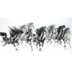 Chinese Horse Painting - CNAG013388