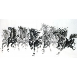 Chinese Horse Painting - CNAG013390