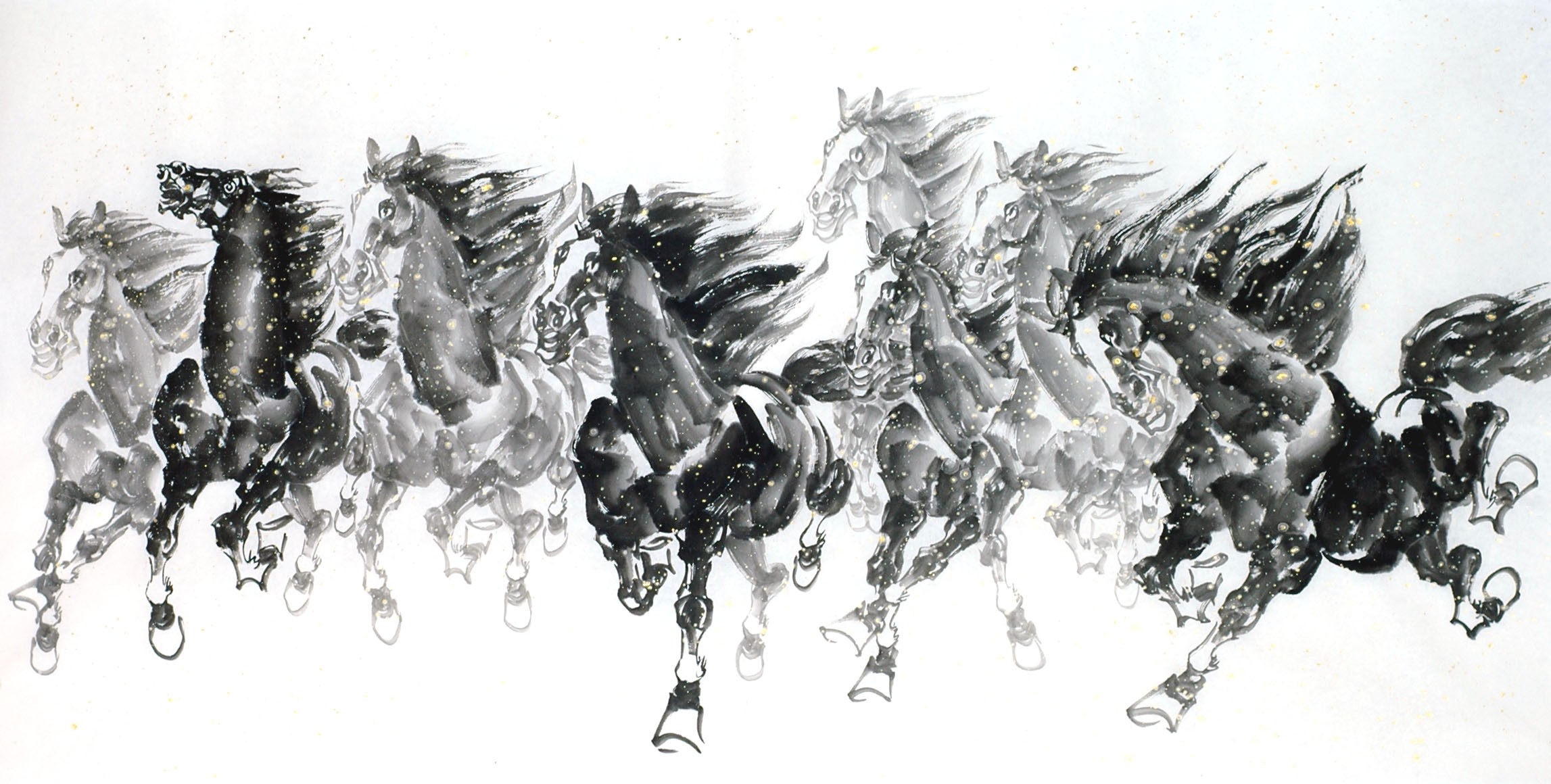 Chinese Horse Painting - CNAG013390