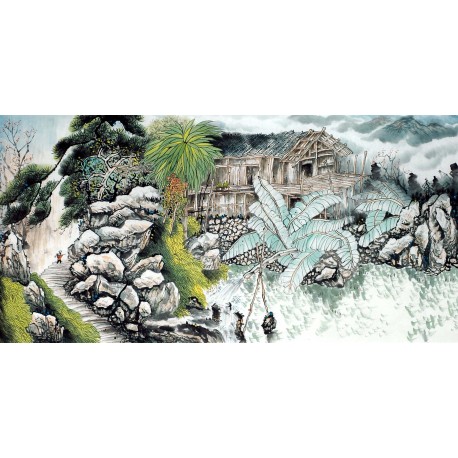 Chinese Landscape Painting - CNAG013391