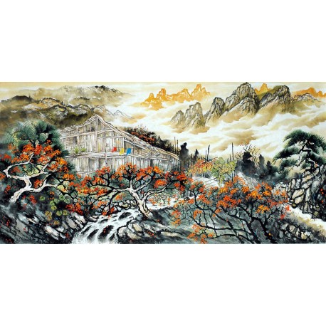 Chinese Landscape Painting - CNAG013392