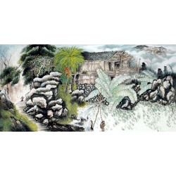 Chinese Landscape Painting - CNAG013393