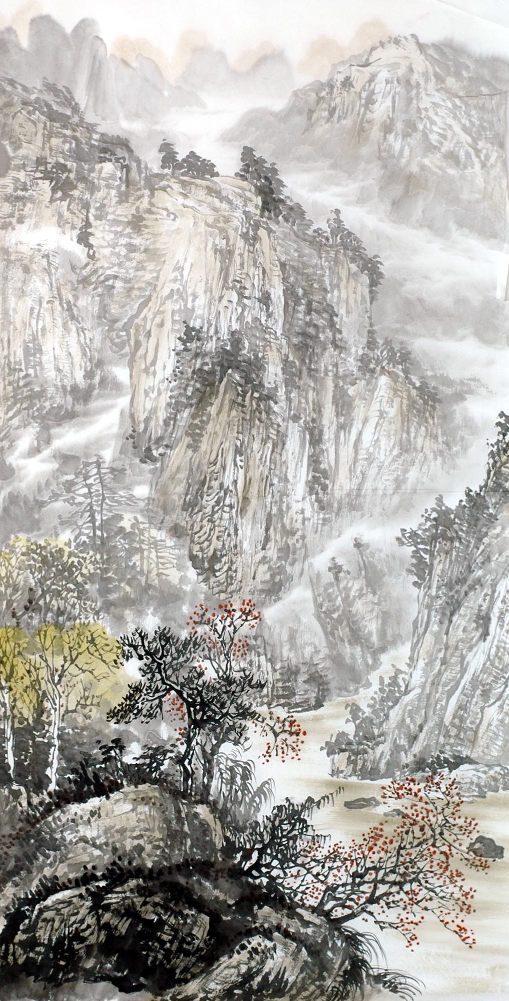 Chinese Landscape Painting - CNAG013395