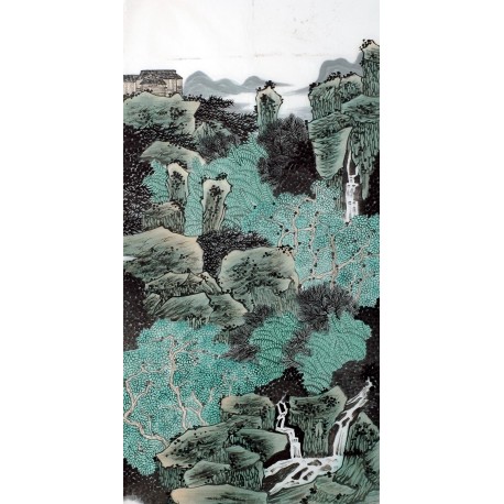 Chinese Landscape Painting - CNAG013396