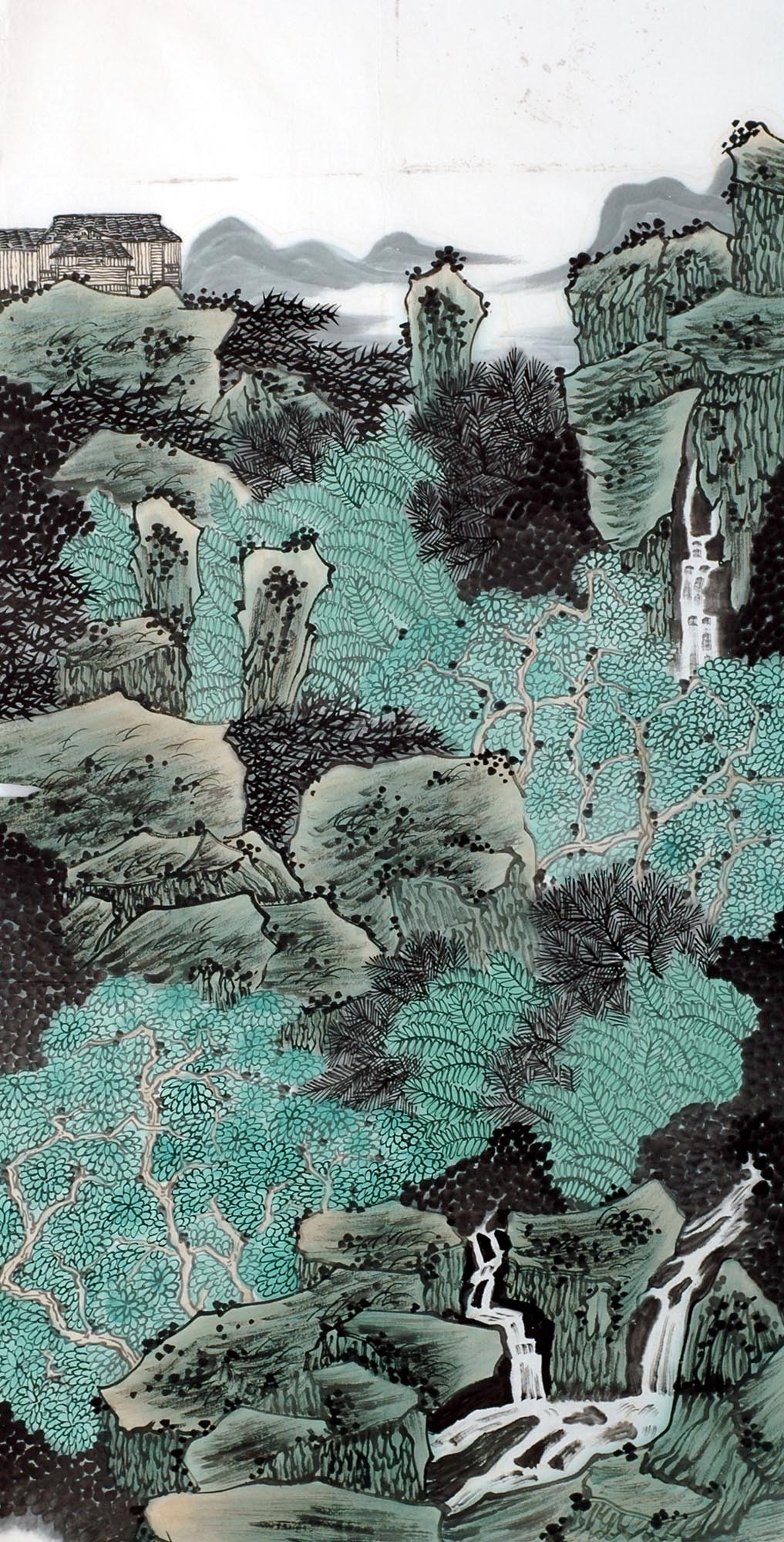 Chinese Landscape Painting - CNAG013396