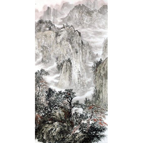 Chinese Landscape Painting - CNAG013397