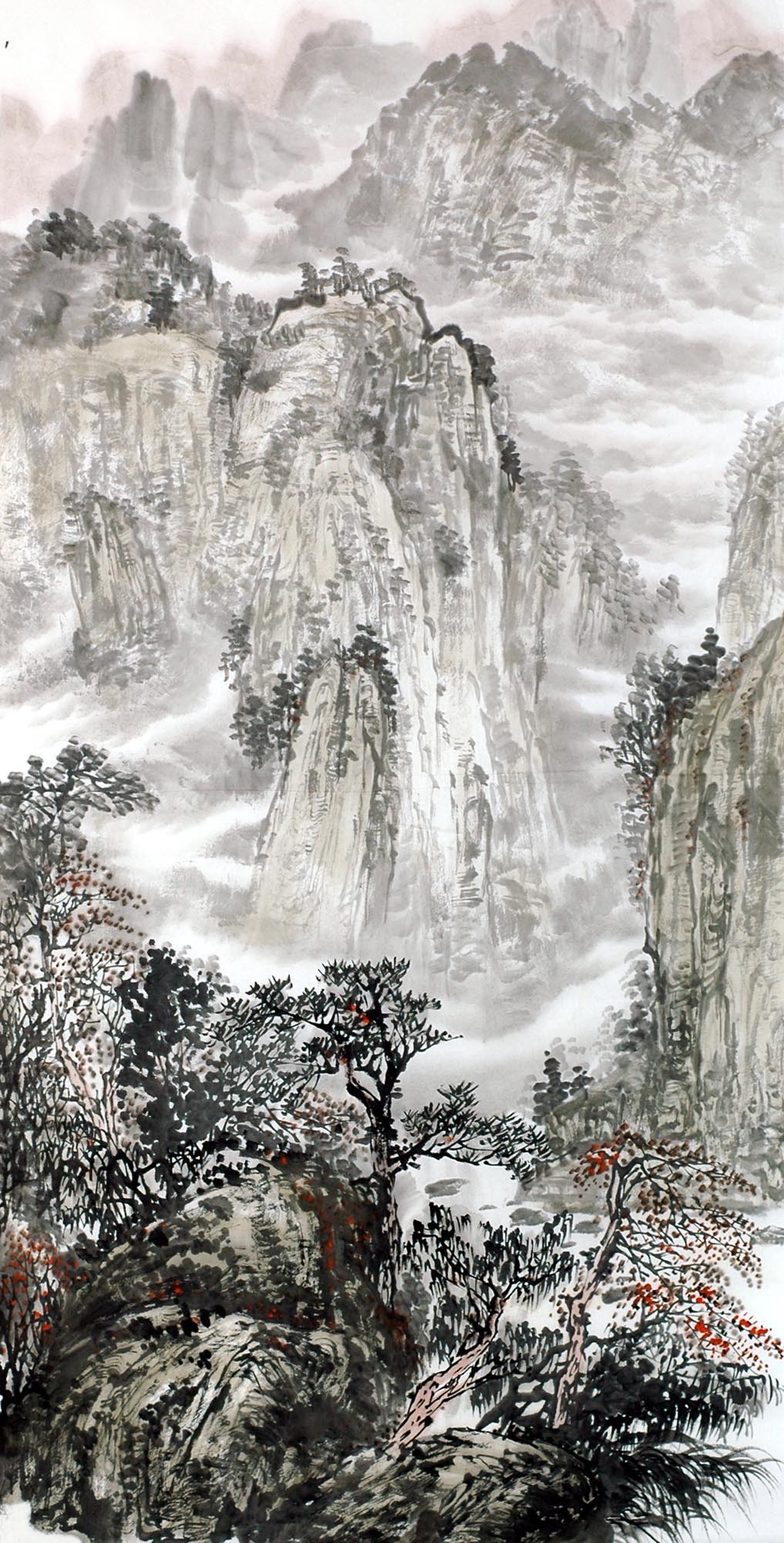 Chinese Landscape Painting - CNAG013397