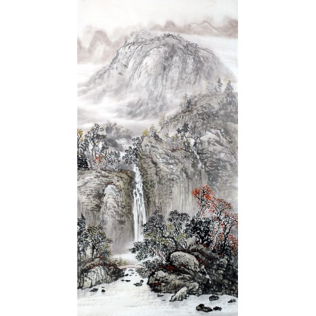 Chinese Landscape Painting - CNAG013399