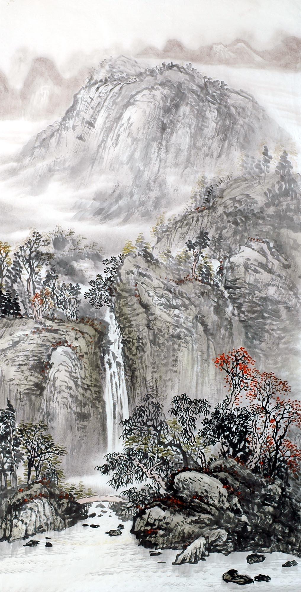 Chinese Landscape Painting - CNAG013399