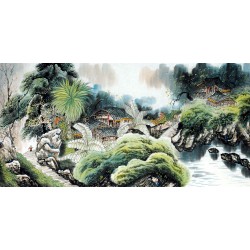 Chinese Landscape Painting - CNAG013401