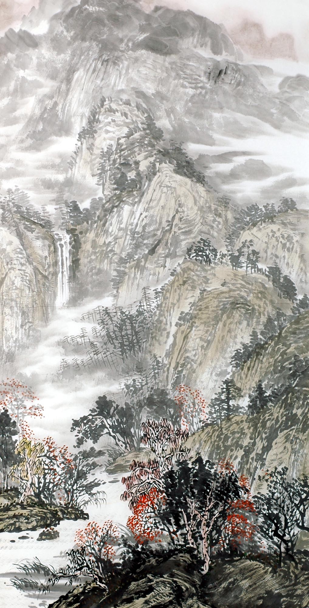 Chinese Landscape Painting - CNAG013402