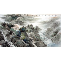 Chinese Landscape Painting - CNAG013423