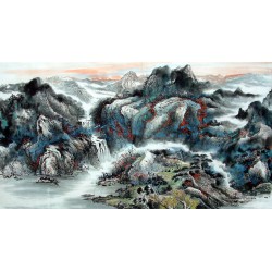 Chinese Landscape Painting - CNAG013424