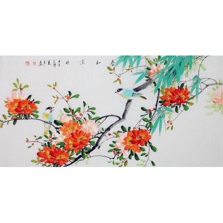 Chinese Flowers&Trees Painting - CNAG013426