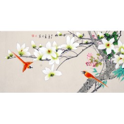 Chinese Flowers&Trees Painting - CNAG013430