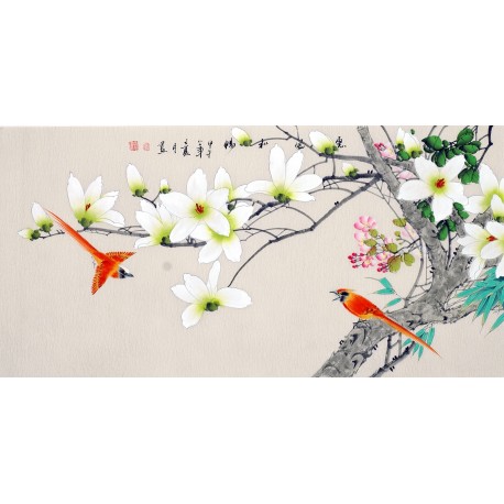 Chinese Flowers&Trees Painting - CNAG013430