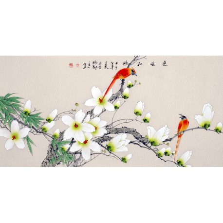 Chinese Flowers&Trees Painting - CNAG013433
