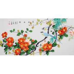 Chinese Flowers&Trees Painting - CNAG013445