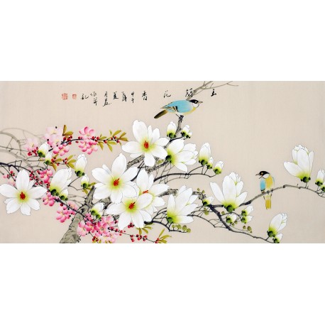 Chinese Flowers&Trees Painting - CNAG013455