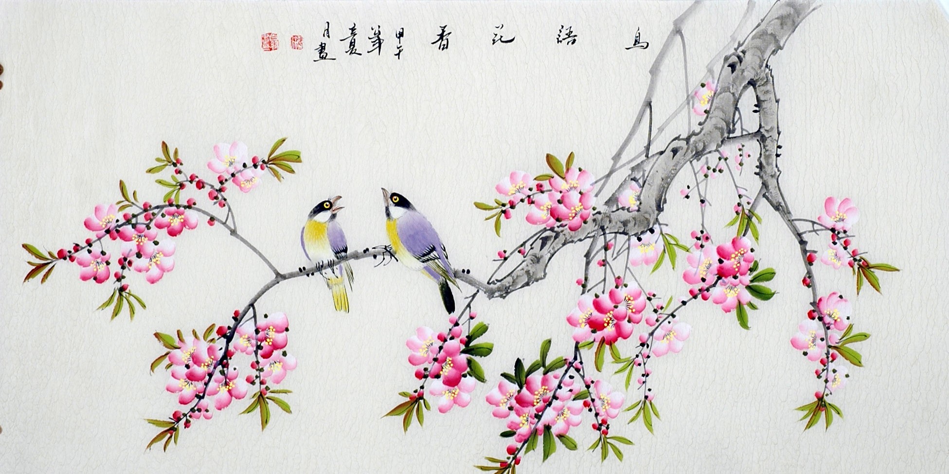 Chinese Flowers&Trees Painting - CNAG013457