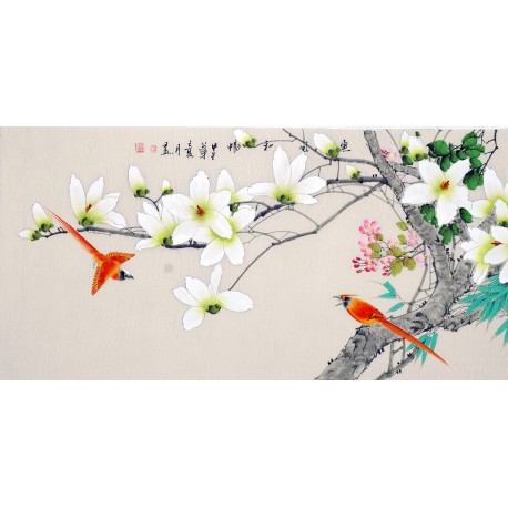 Chinese Flowers&Trees Painting - CNAG013459