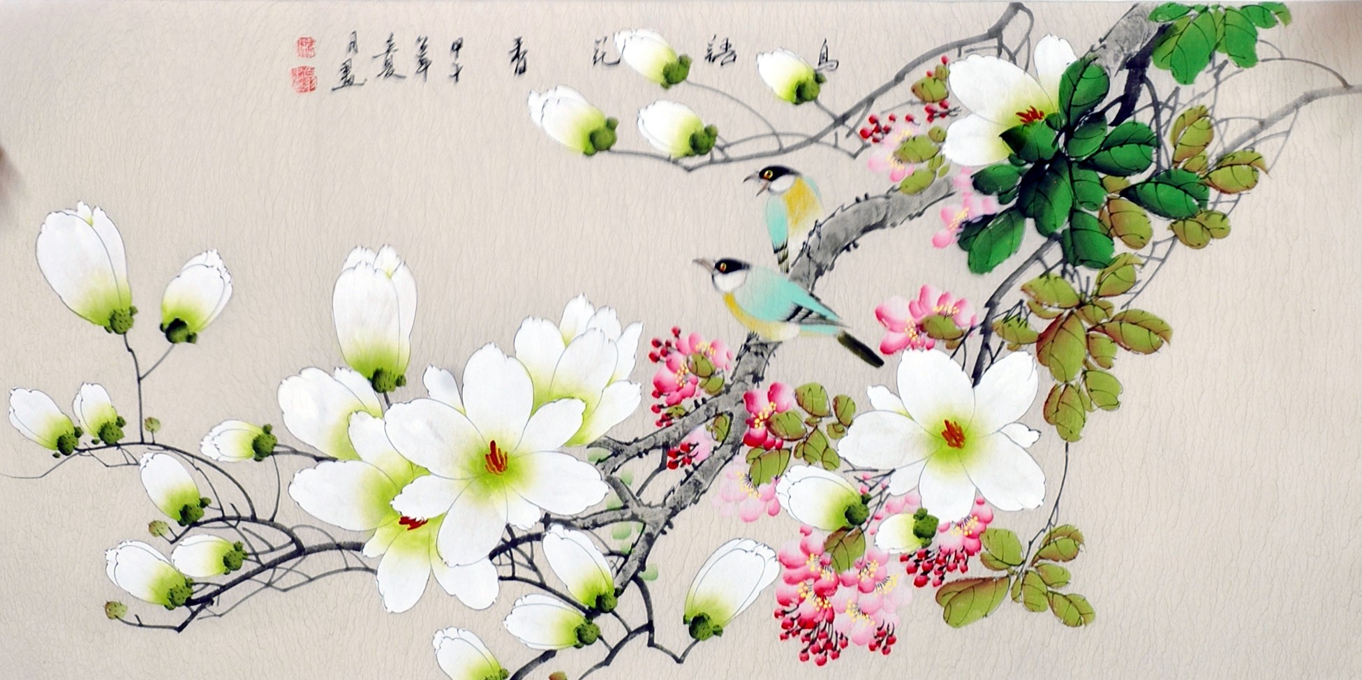 Chinese Flowers&Trees Painting - CNAG013460