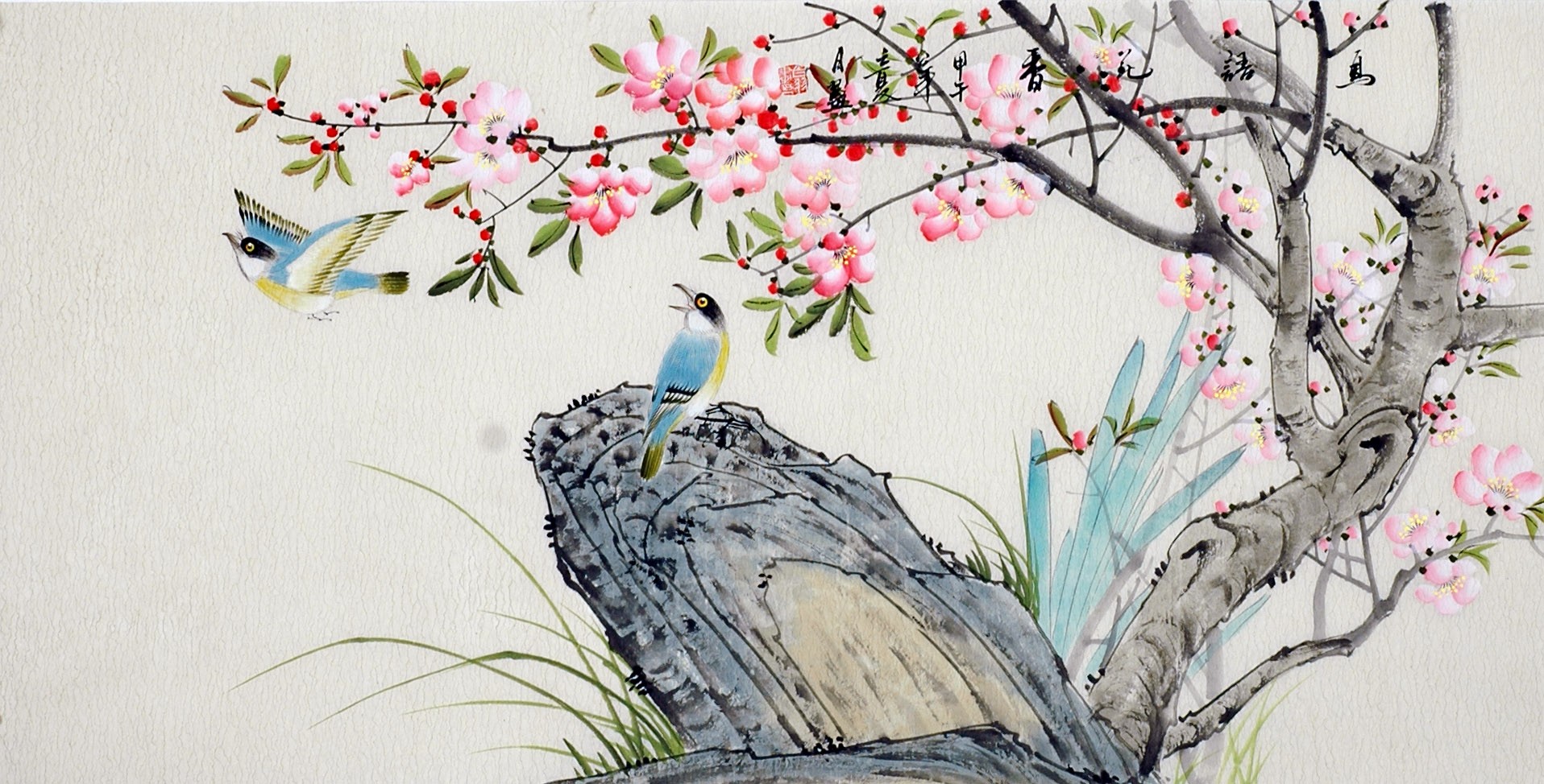 Chinese Flowers&Trees Painting - CNAG013461