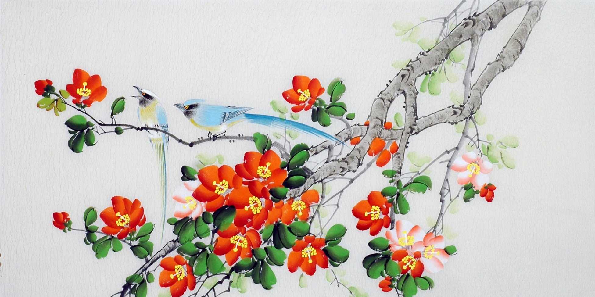 Chinese Flowers&Trees Painting - CNAG013462