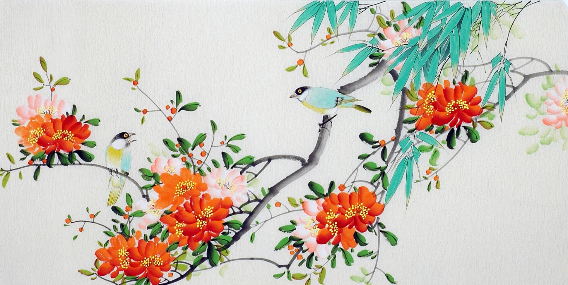 Chinese Flowers&Trees Painting - CNAG013463