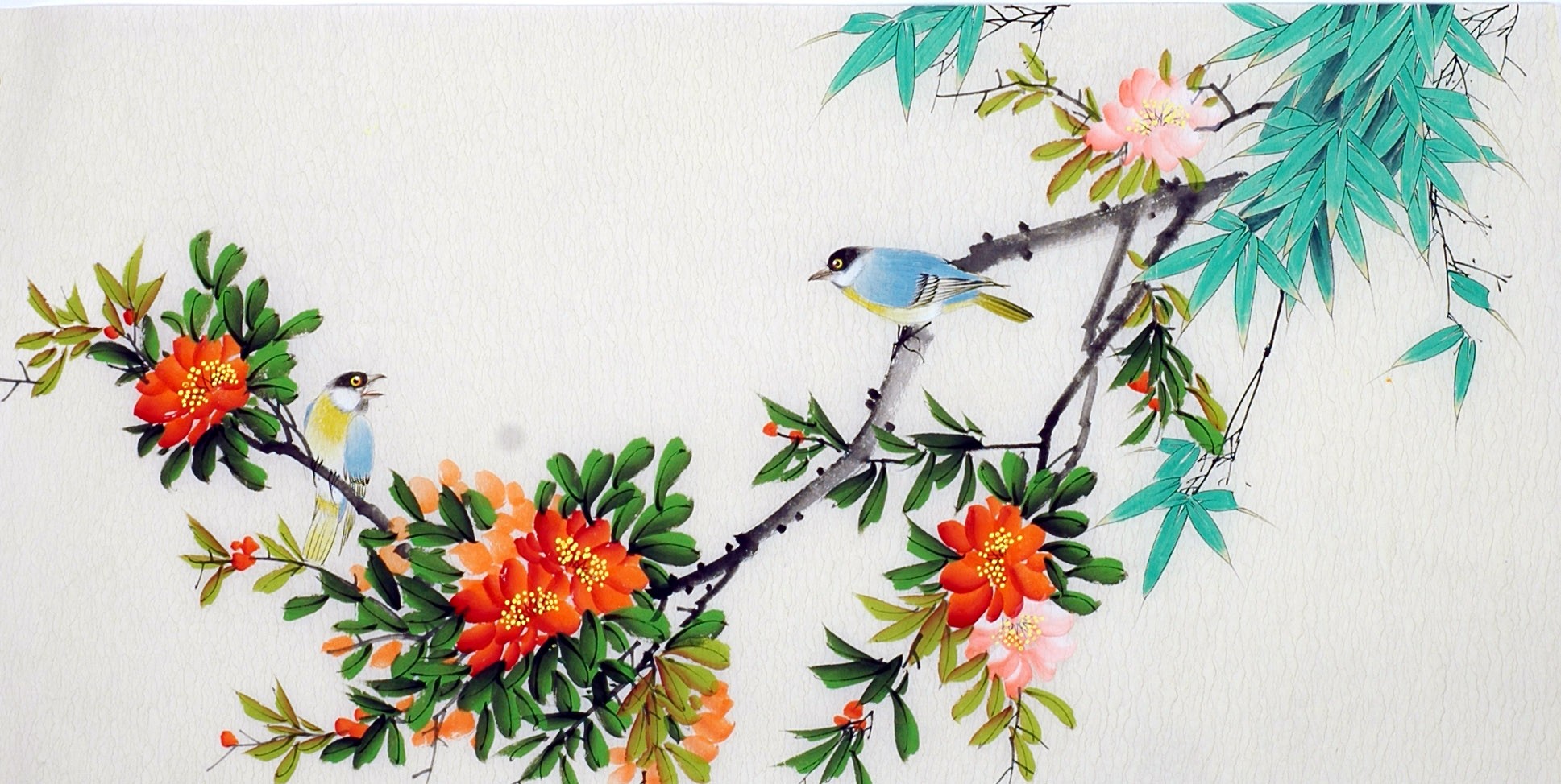 Chinese Flowers&Trees Painting - CNAG013468