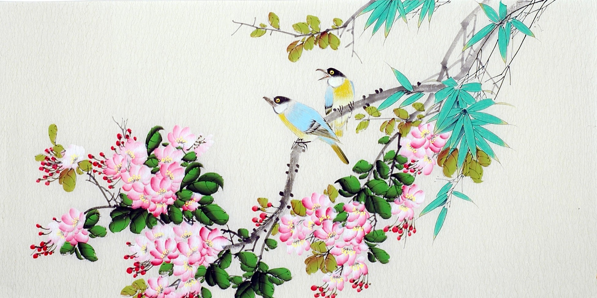 Chinese Flowers&Trees Painting - CNAG013469