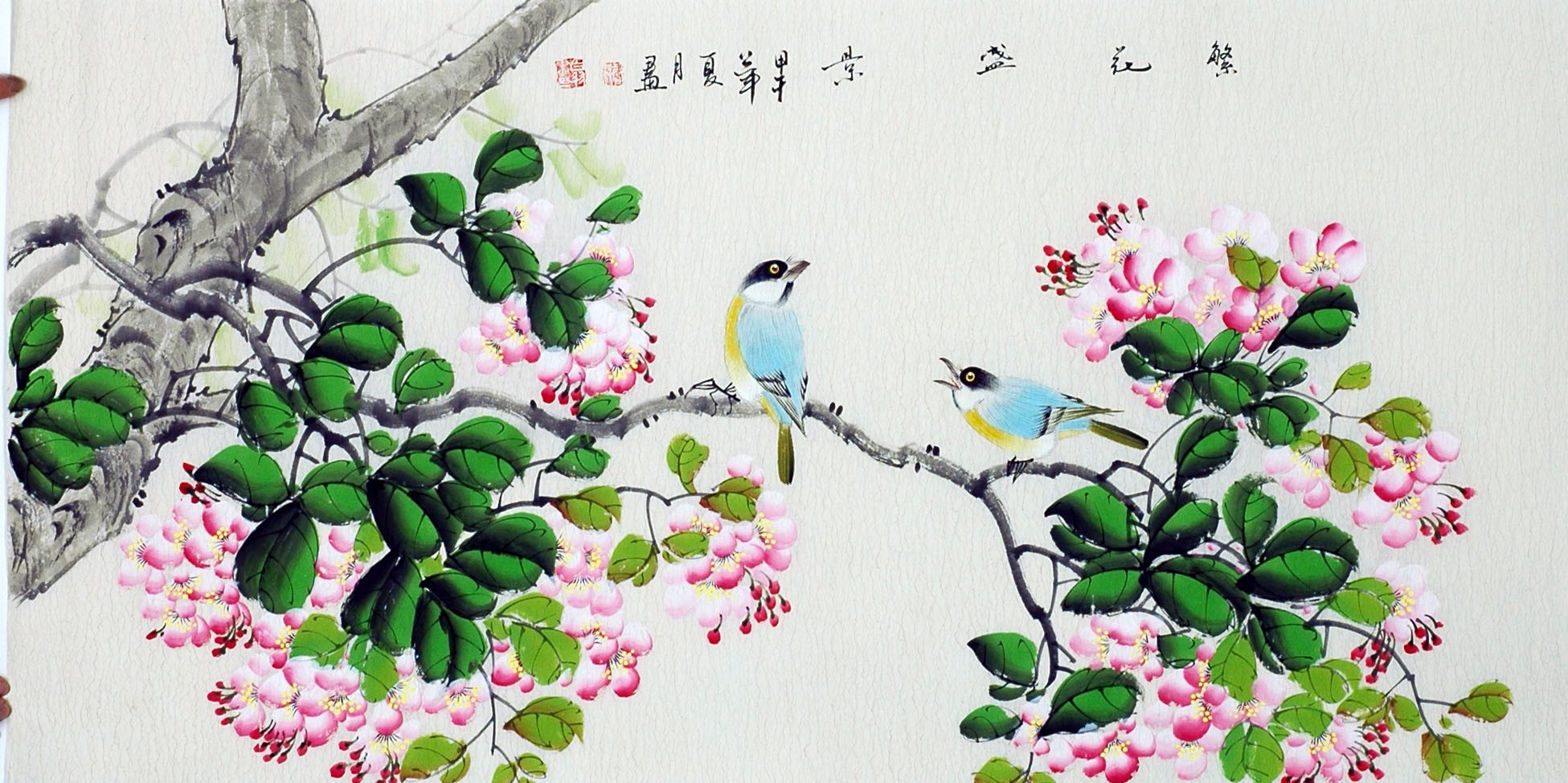 Chinese Flowers&Trees Painting - CNAG013470