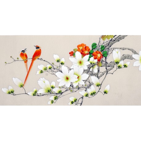 Chinese Flowers&Trees Painting - CNAG013482