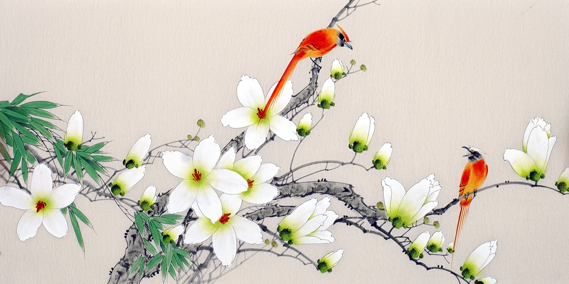 Chinese Flowers&Trees Painting - CNAG013485