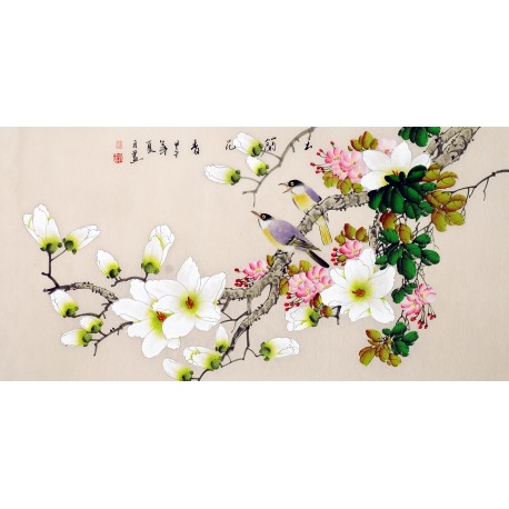 Chinese Flowers&Trees Painting - CNAG013489