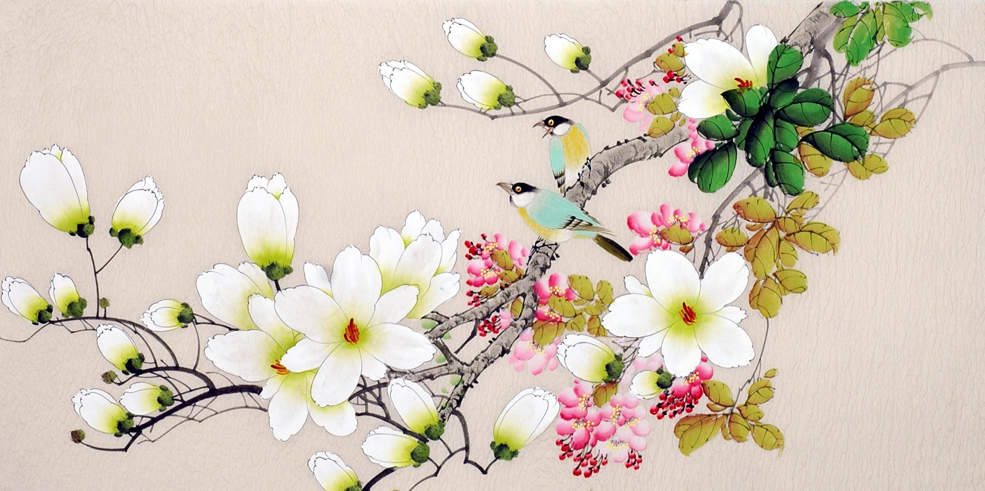 Chinese Flowers&Trees Painting - CNAG013496