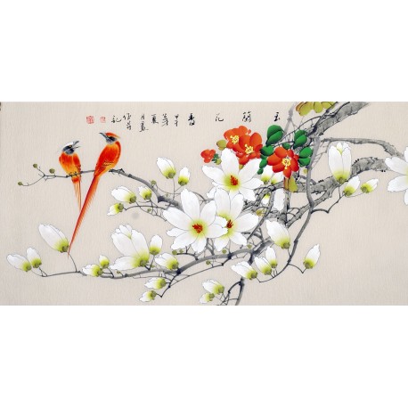 Chinese Flowers&Trees Painting - CNAG013498