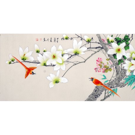 Chinese Flowers&Trees Painting - CNAG013504