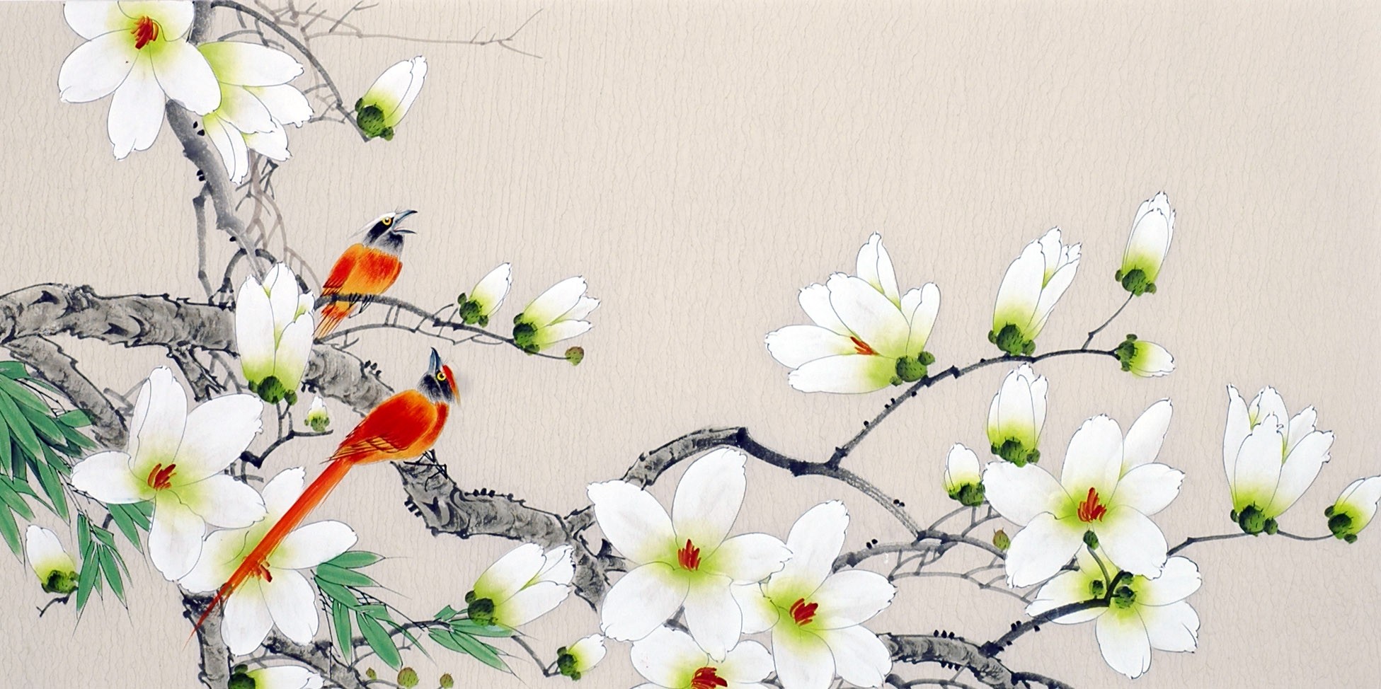 Chinese Flowers&Trees Painting - CNAG013512