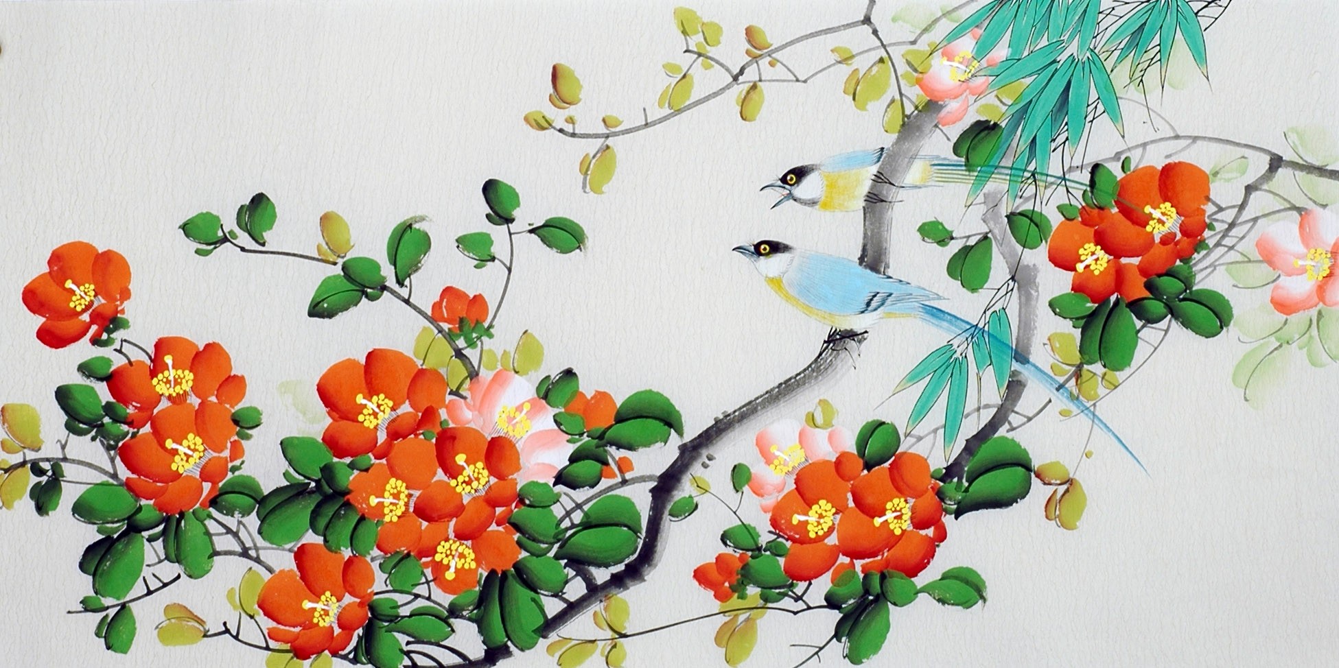 Chinese Flowers&Trees Painting - CNAG013513