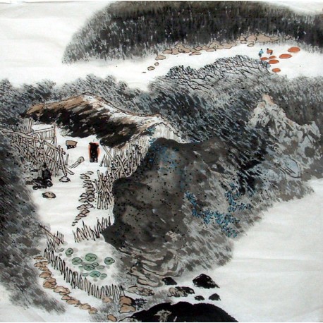 Chinese Landscape Painting - CNAG013521