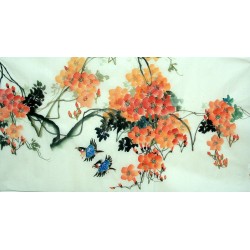 Chinese Flowers&Trees Painting - CNAG013534