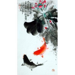 Chinese Fish Painting - CNAG013538