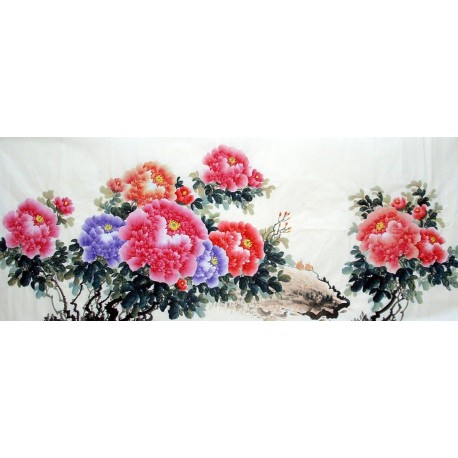 Chinese Peony Painting - CNAG013551