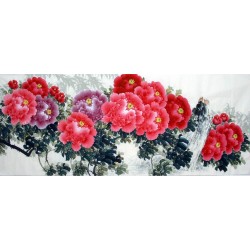 Chinese Peony Painting - CNAG013553