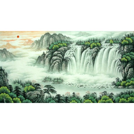 Chinese Landscape Painting - CNAG013555